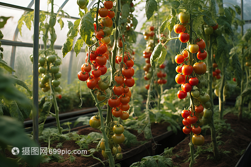 盛夏红宝石 现代科技赋能下的番茄培育丰收图景